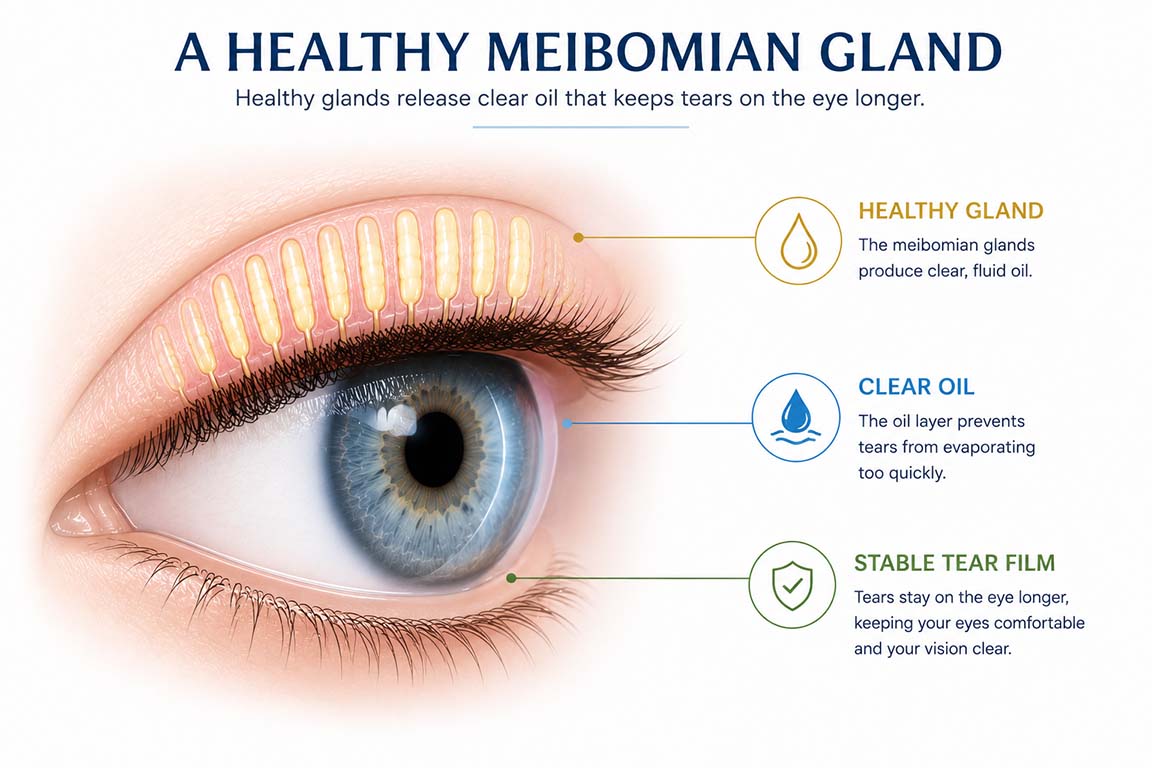 Blocked Meibomian Gland