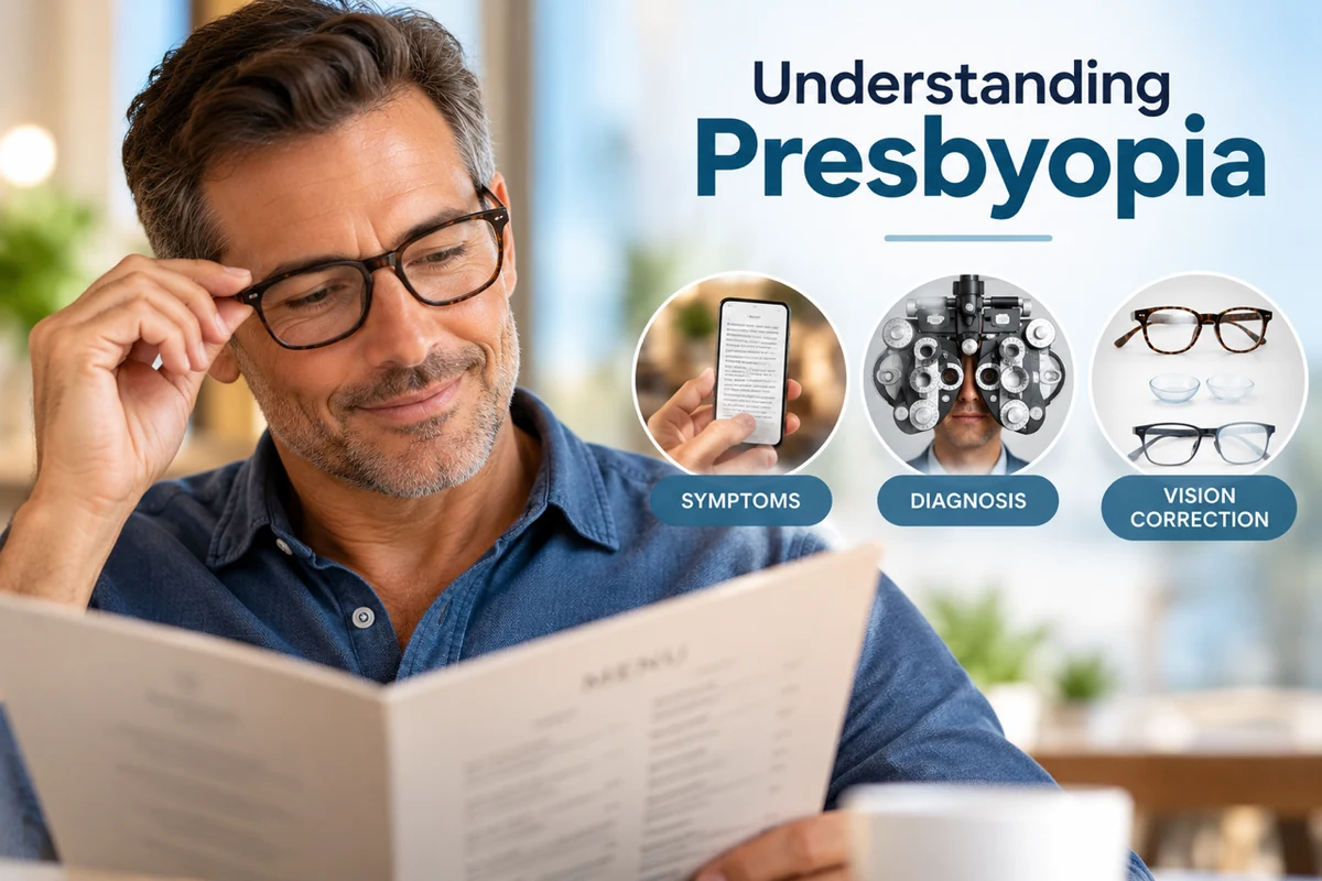 Understanding presbyopia: symptoms, diagnosis, and vision correction